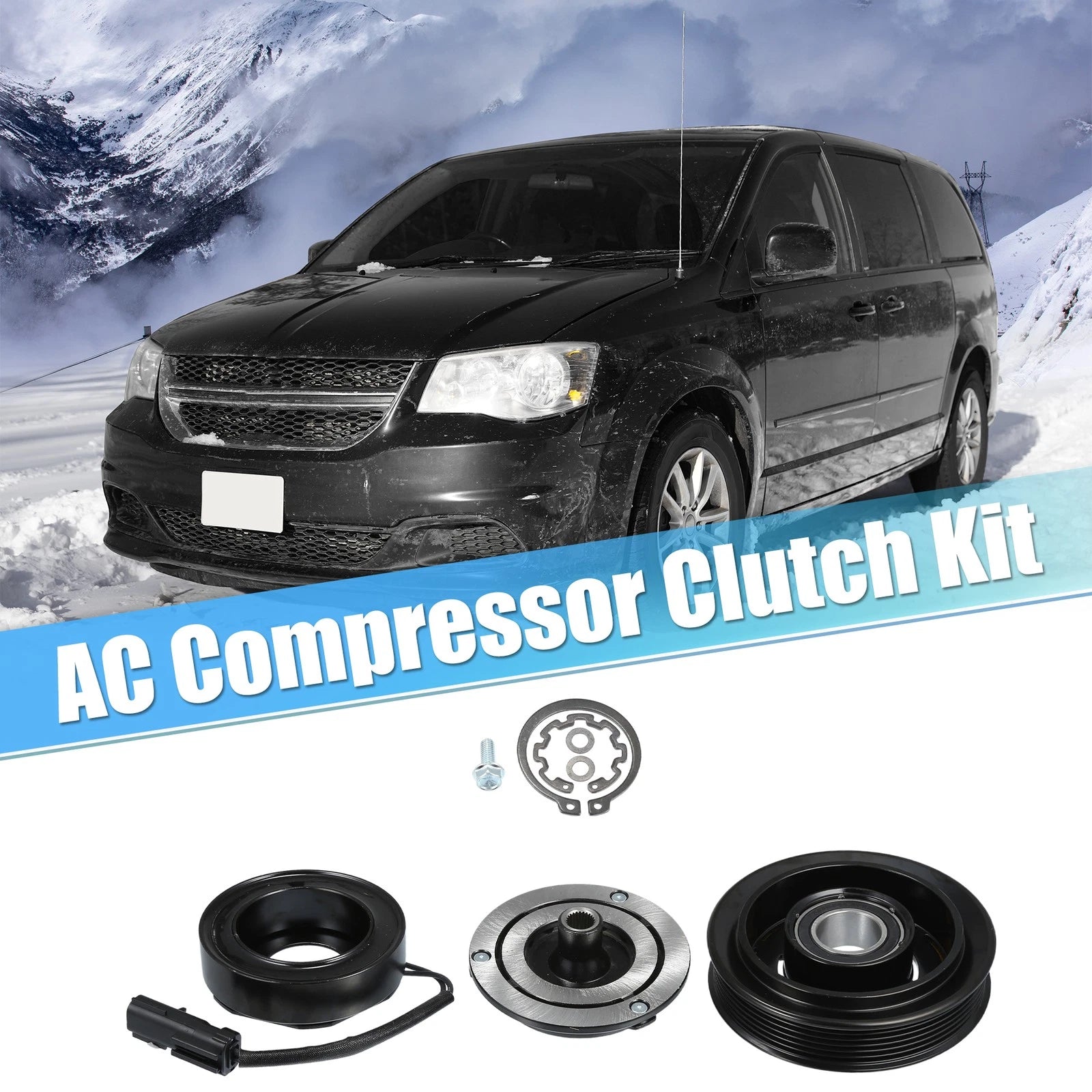 AC Compressor Clutch Set for Dodge Ram 1500 (2004–2007) A/C Clutch Assembly