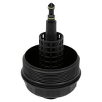 Black Oil Filter Cap Cover 11421744000 for BMW E88 E90 E60 E63 (2007–2013)