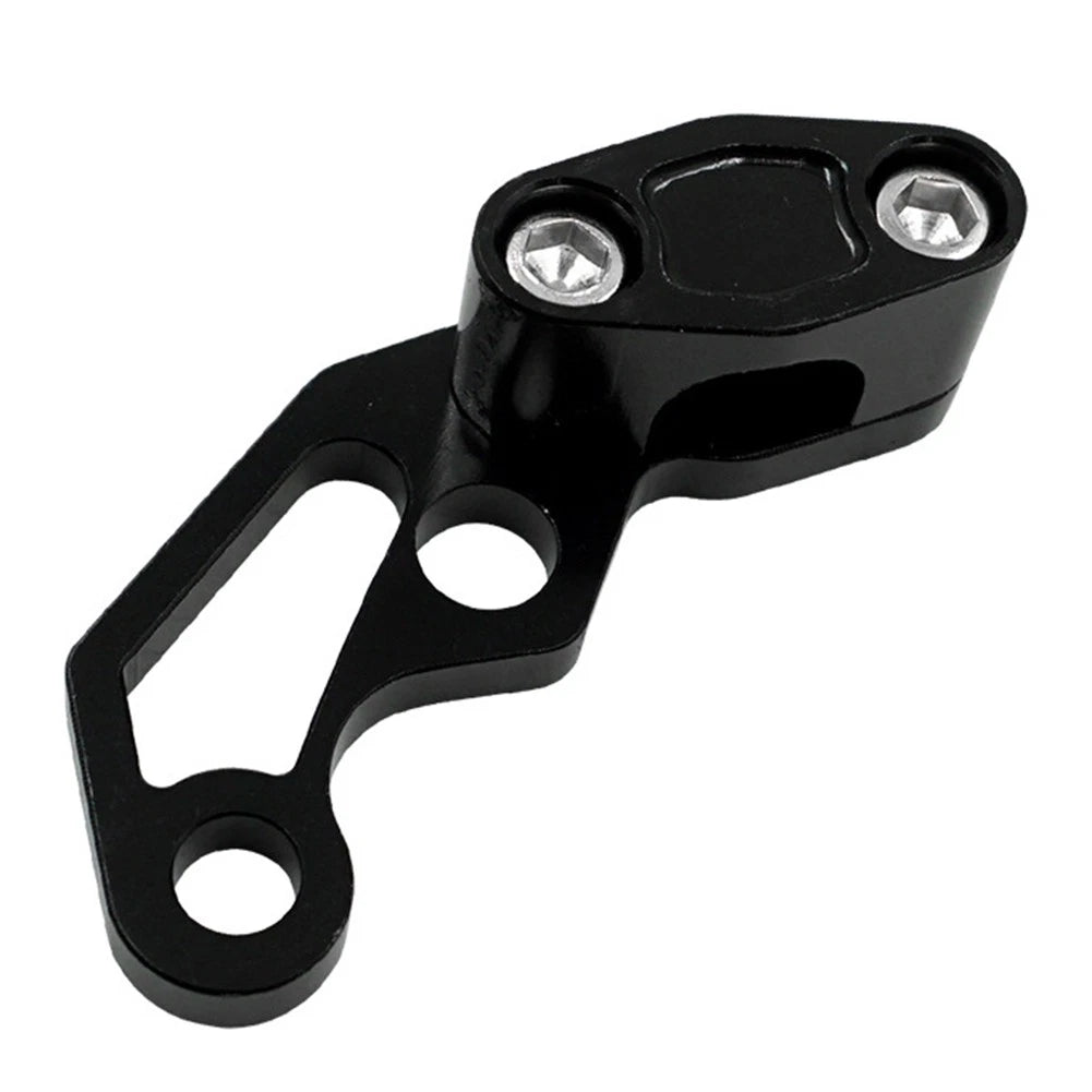 Brake Line Clamp Protector for Universal Fit Motor Bikes - Aluminum Black