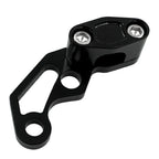 Brake Line Clamp Protector for Universal Fit Motor Bikes - Aluminum Black