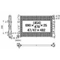 Replacement Plastic/Aluminum Radiator w/o Towing Package For 2002-2006 Mazda Mpv