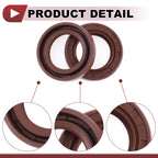 2X Oil Seal Rotary Shaft Seal FKM Rubber 22x35x7mm for Universal Applications