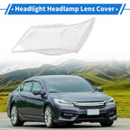 1 Pcs Headlight Lens Cover for Honda Acura (2007–2013) PC Clear