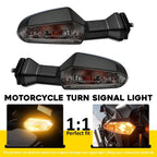 Smoked Turn Signal Lens Pair for Kawasaki ER-6N Z800 Z750 (2011–2021)