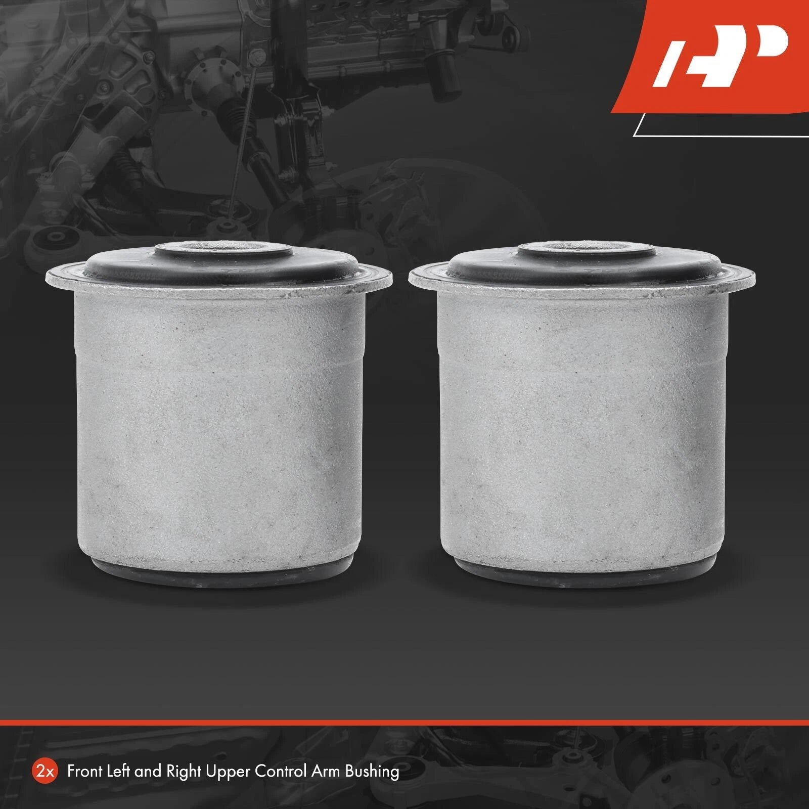 2X Front Upper Side Control Arm Bushing for Dodge Ram 1500 (2002-2005)