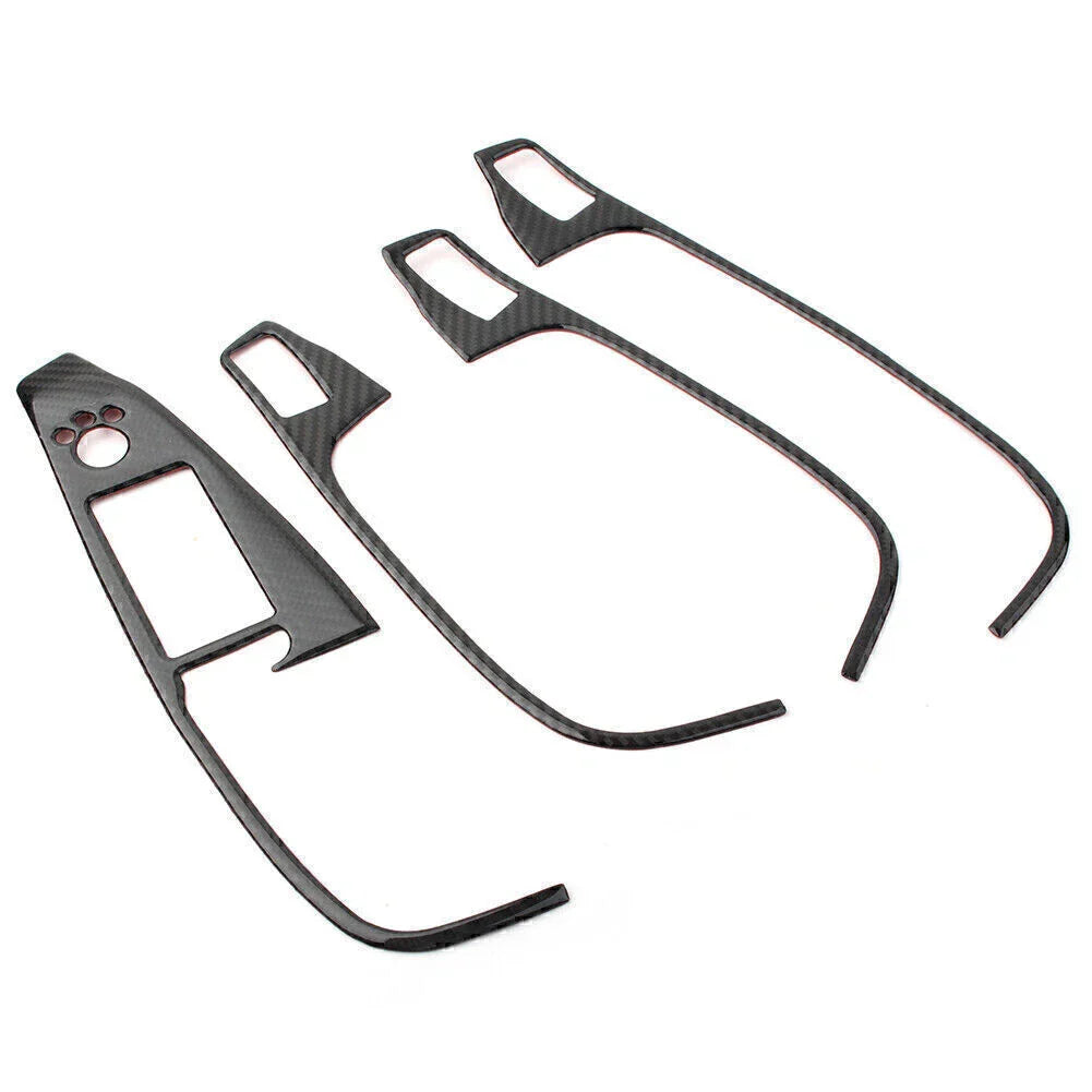 4 x Carbon Fiber Window Switch Button Covers for Audi Q5 (2009-2017)