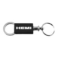Black Anodized Aluminum Valet Keychain - Officially Licensed for Hemi Vehicles