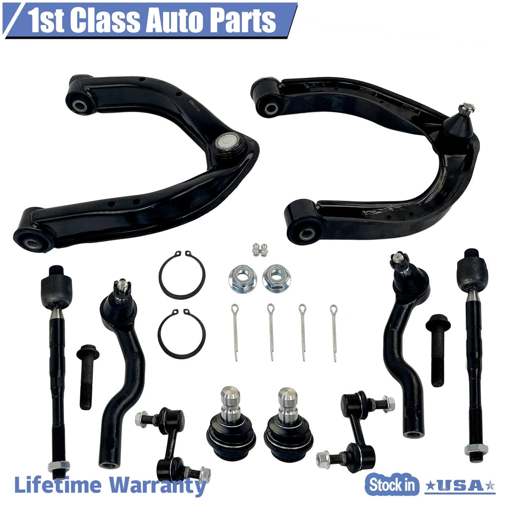 10X Front Upper Control Arm with Ball Joint Kit for Nissan Armada QX56 (2004-2019)