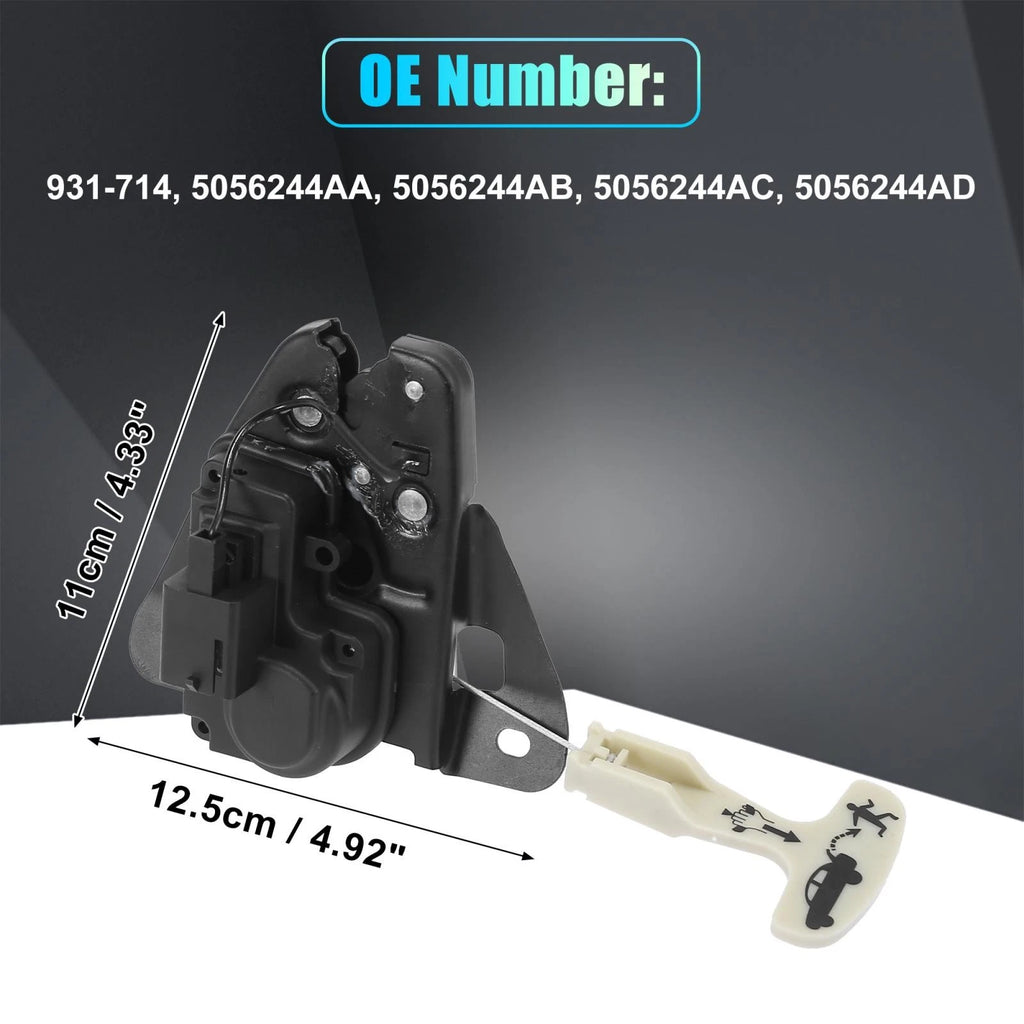 Rear Tailgate Lock Trunk Latch Actuator for Dodge Chrysler (931-714, 5056244AA)