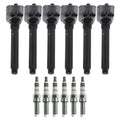 Set of 6 Ignition Coils & Spark Plugs for Chrysler Pacifica, Dodge Durango (V6)