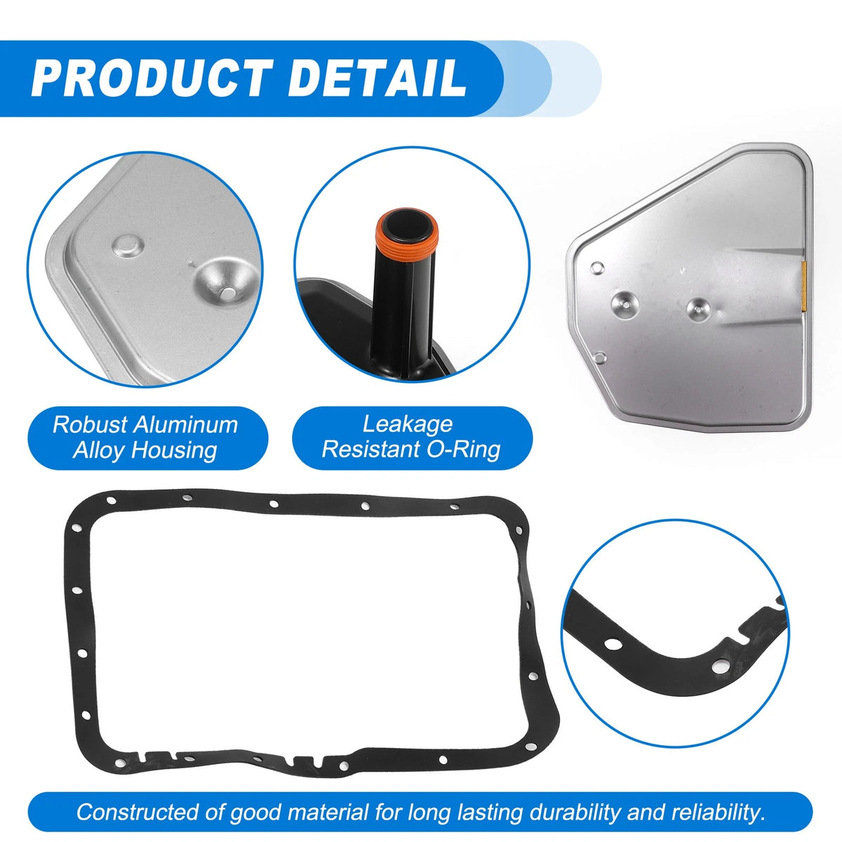 6HP26 Transmission Filter Oil Pan Gasket Kit for Ford (No. 24117543550)