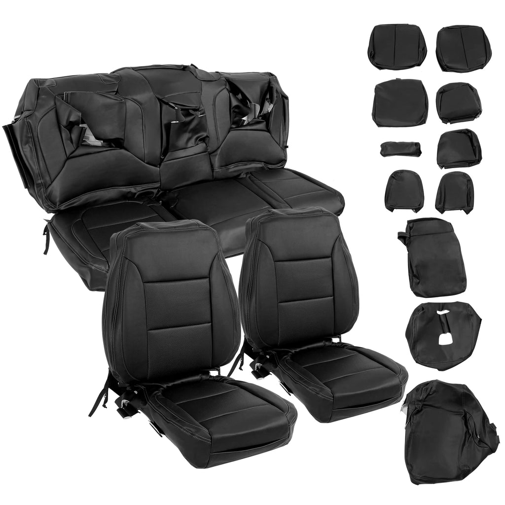 Set of 2 Factory Style Seat Covers for Chevy Silverado (2019-2021)