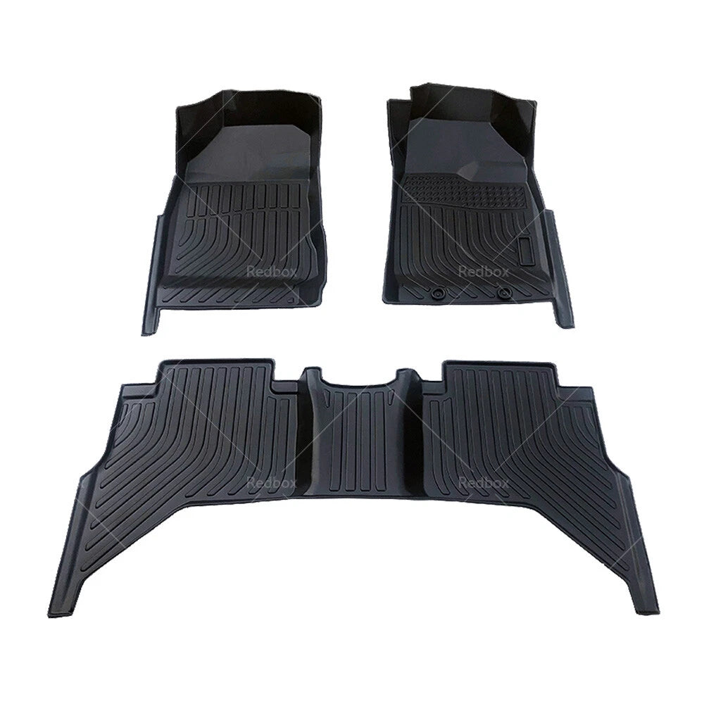 3D TPE Anti-Slip Floor Mat for Isuzu D-MAX Dual Cab (2012–2020)