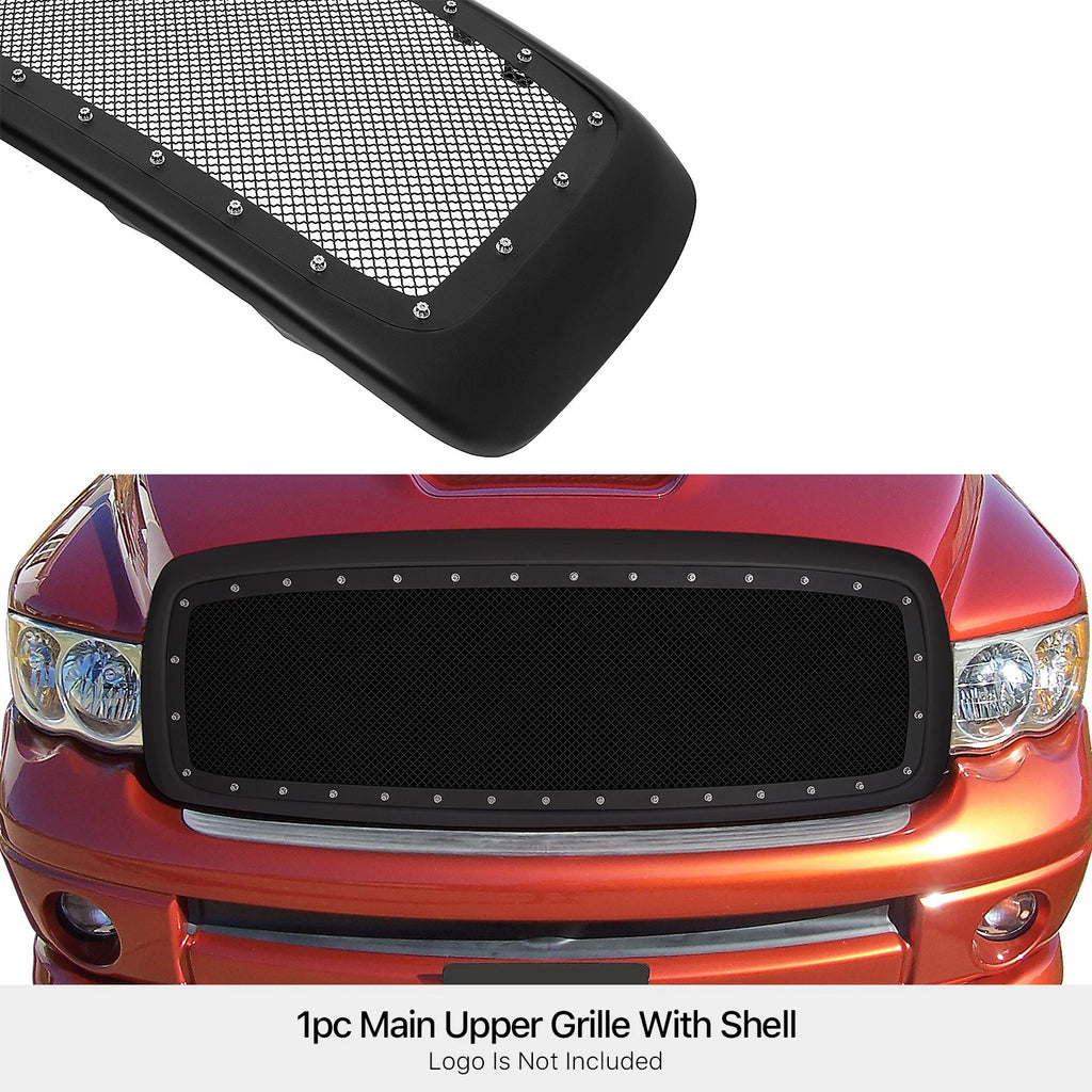 Stainless Mesh Grille Insert for Dodge Ram 1500/3500 (2002-2005)