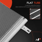 A/C Condenser with Receiver Drier & Bracket for Ford F-250 Super Duty