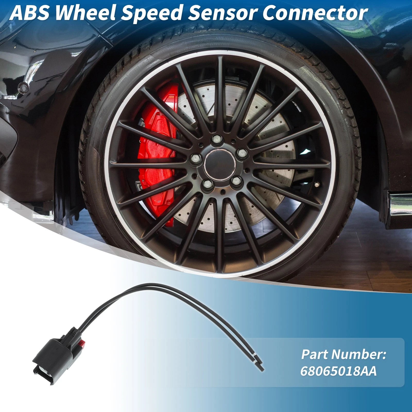 ABS Wheel Speed Sensor Connector for Dodge Jeep (88861094/52125003AB)