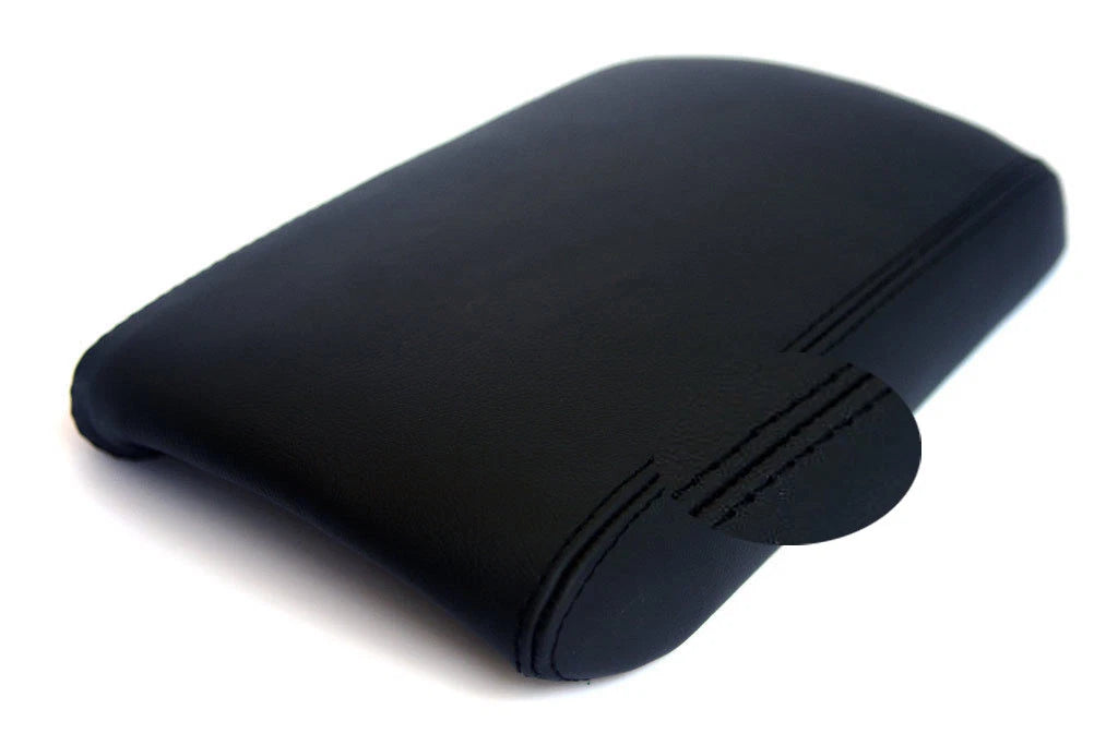 Center Console Armrest Cover for Lincoln MKZ (2010–2012) Black PVC Leather