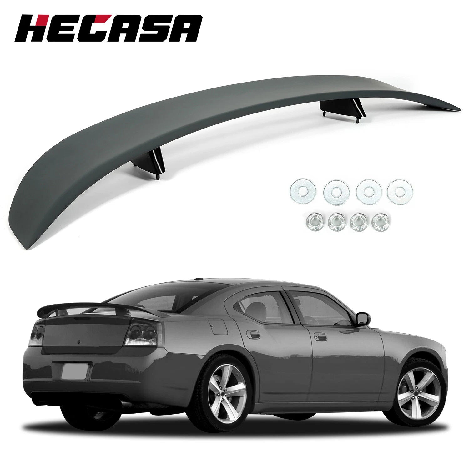 Rear Trunk Spoiler ABS for Dodge Charger RT (2006–2010)