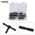 113PCS Vacuum Tubing Connector Kit for Repairs and Replacements