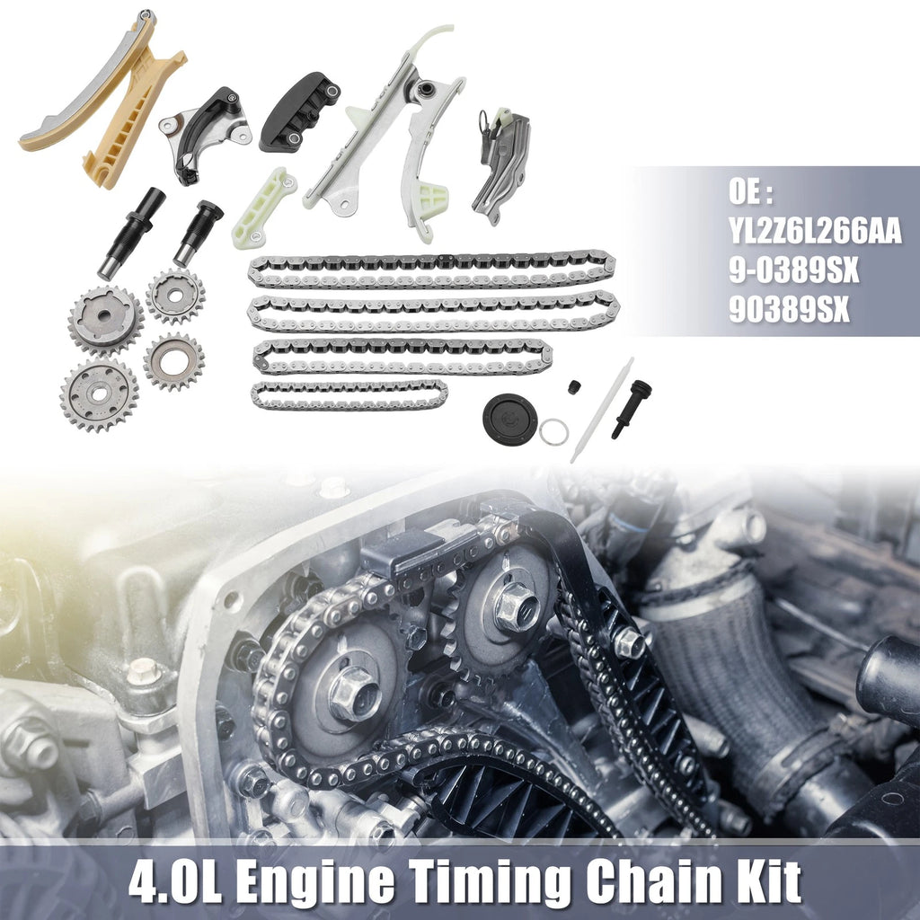 Timing Chain Kit for Ford Explorer, Mazda, Mercury 4.0L (1997–2010) 2L2Z6K297AA