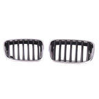 Passenger Side Grille Replacement Black Chrome Plastic for Toyota Highlander (2020–2023)