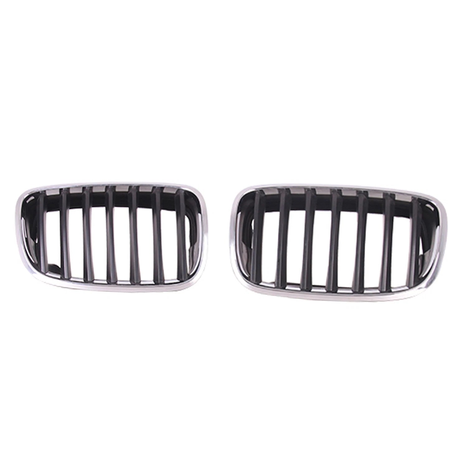 Passenger Side Grille Replacement Black Chrome Plastic for Toyota Highlander (2020–2023)