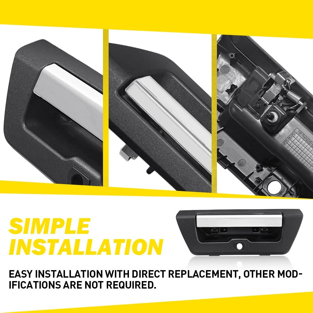 Tailgate Handle & Bezel w/ Camera Hole for Ford F150 (2015–2018) FL3Z9943400FA EXV