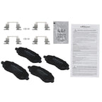 Front Ceramic Brake Pads Kit for Chrysler 200 (2011–2014) Dodge Avenger (2008–2014)