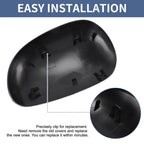 1 Pc Left Side Mirror Cover Cap for Ford F-150 (1997–2003) Black