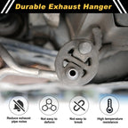 Muffler Exhaust Hanger for Mitsubishi Lancer (1 Pc) No. 1577A178 Black