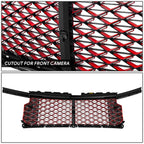 Front Badgeless Diamond Mesh Grille for Chevrolet Silverado 1500 (2022–2026)