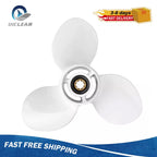9 1/4 x 10 1/2 Aluminum Boat Propeller for Yamaha 9.9-20HP (RH)