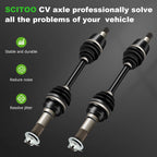 Pair CV Axle Drive Shaft for Yamaha Bruin 350 (2004–2006) YFM350BA