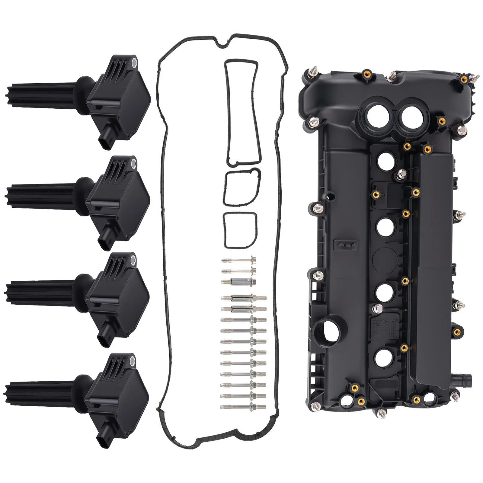 Engine Valve Cover + Coils for Ford Edge Fusion Taurus 2.0L (2012–2020) LR056035