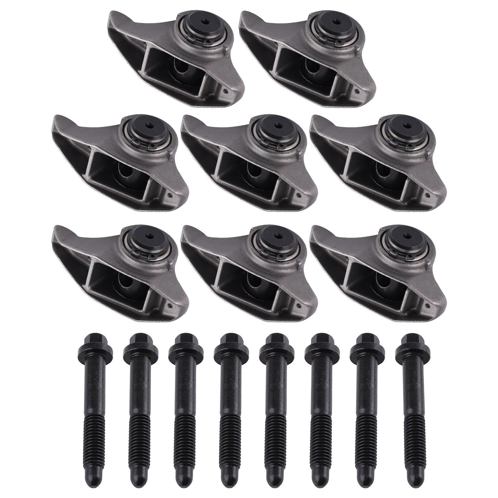 8x Rocker Arms with Trunion Kit for Hummer H2 H3 Chevrolet Avalanche (2003–2010)