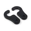 Black Sun Visor Clips for Jeep Wrangler, Gladiator (2018-2023)