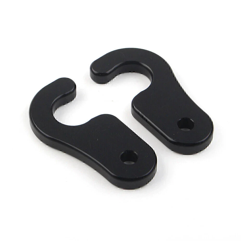 Black Sun Visor Clips for Jeep Wrangler, Gladiator (2018-2023)