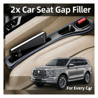 2pcs Black Car Seat Gap Filler for Universal Fit (2010–2023)
