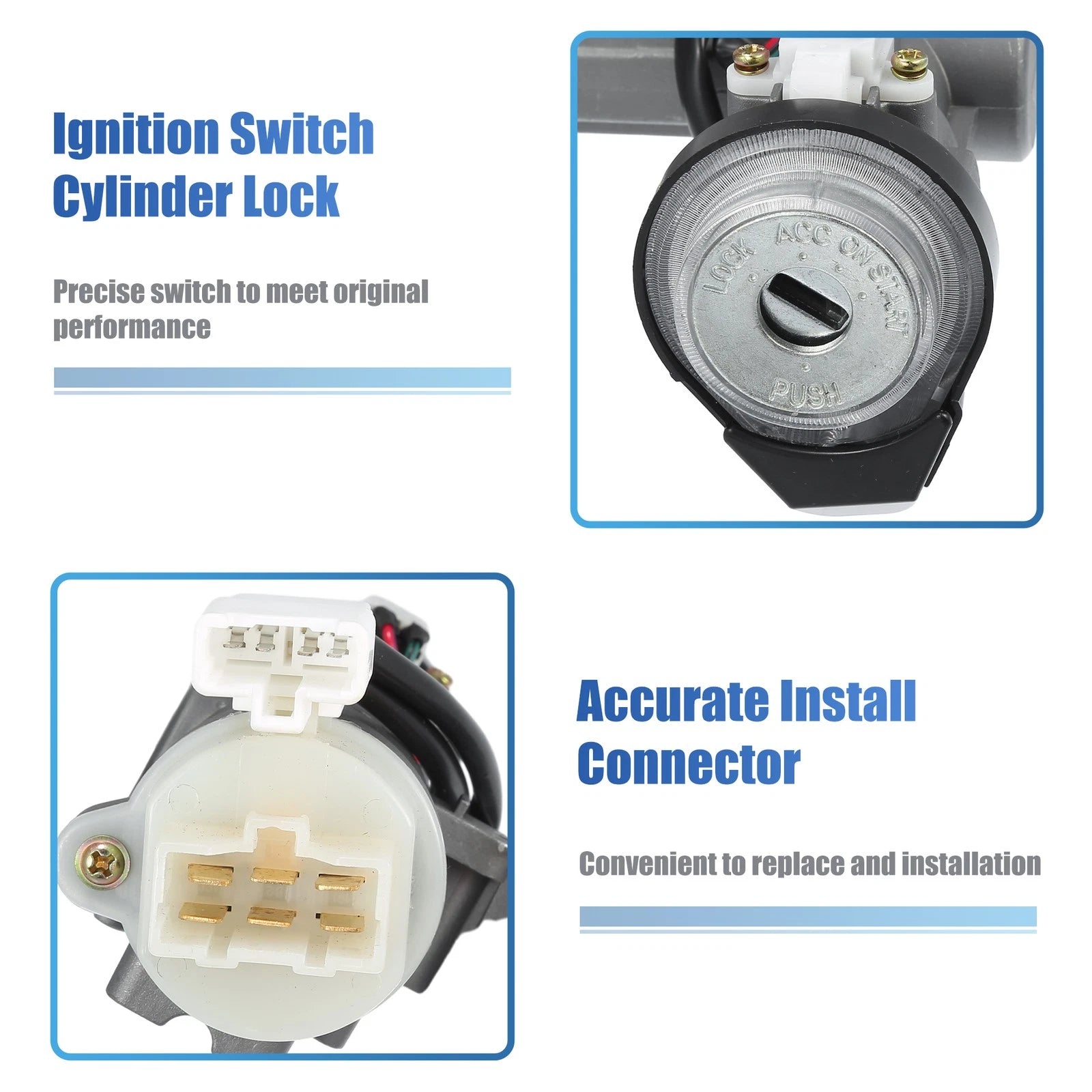 Ignition Switch Lock Cylinder for Kia Spectra, Hyundai Elantra (NO.819052DA00)