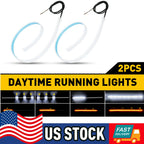 60cm LED Switchback DRL Tube Light Strip for Universal Vehicles