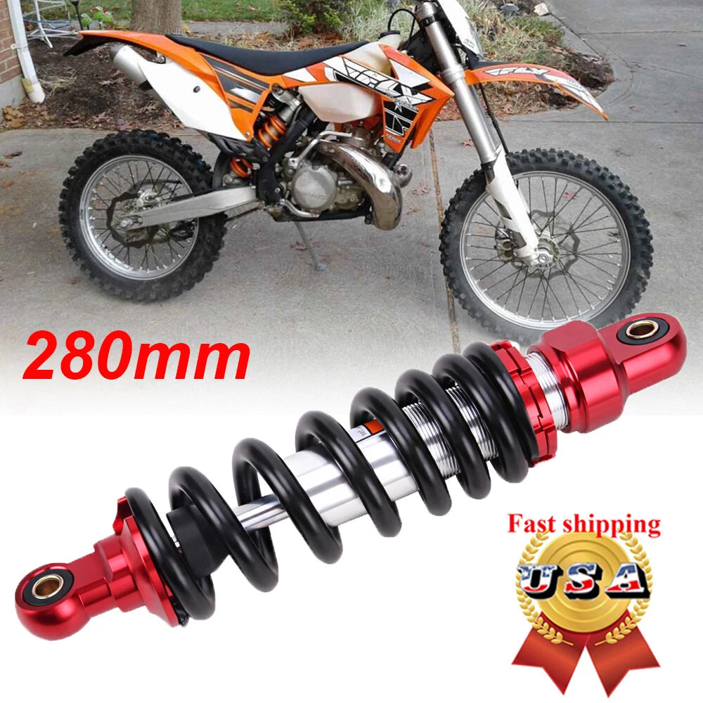 Rear Air Shock Absorber for Honda CRF70 XR100 Yamaha TTR90 (11'' 280mm)