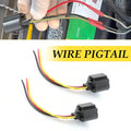 H13 Bulb Socket Headlight Base Harness Plug for (9008)