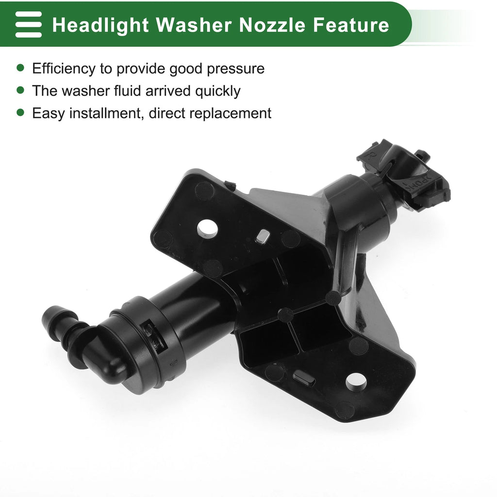 Front Passenger Side Headlight Washer Nozzle for Kia Sportage (2017–2022) No. 98672C5000