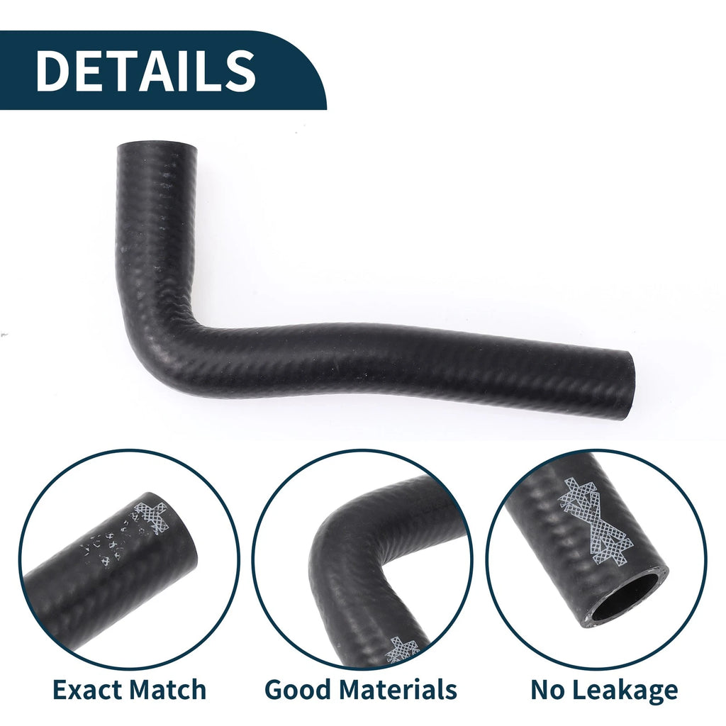 Radiator Hose Coolant Pipe for Audi A6 (2007–2013) No. 06E121058E Rubber Black