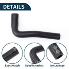 Radiator Hose Coolant Pipe for Audi A6 (2007–2013) No. 06E121058E Rubber Black