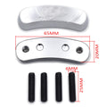 Chrome Mirror Block Off Base Plates for Kawasaki Ninja ZX-10R (2011–2015)