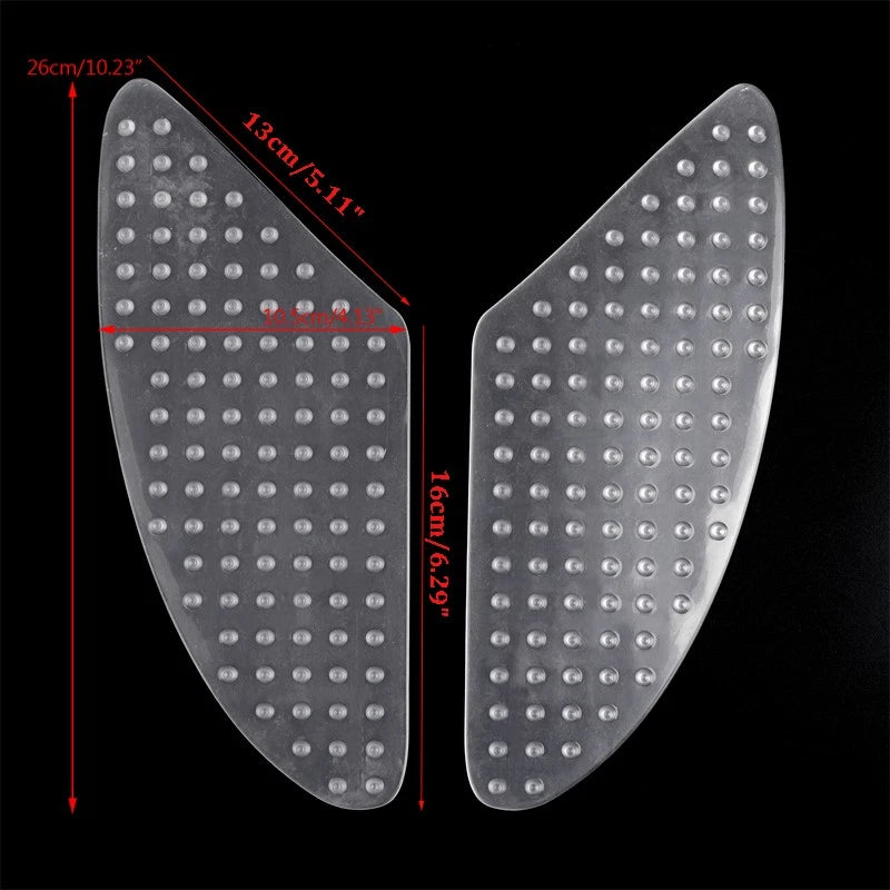 Traction Side Tank Pad Gas Knee Grip for Honda CBR1000RR (2008–2013), CBR600RR (2003–2006)