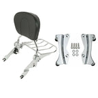 Chrome Sissy Bar Backrest Rack Docking Hardware Kit for Harley Touring (2014–2024)