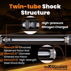 Lifted Rear Shocks for Jeep Grand Cherokee (1999–2004) 3-4" Height