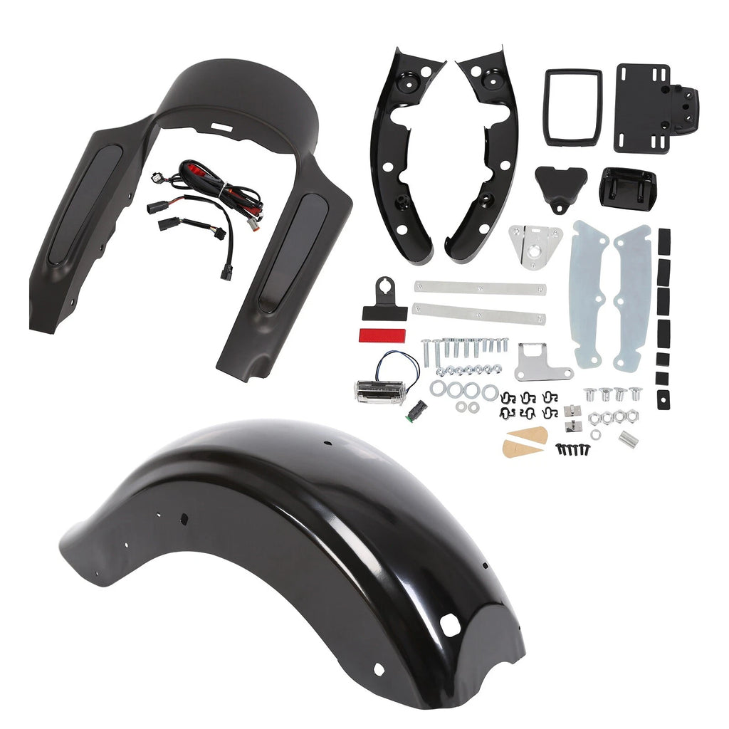 CVO Style Rear Fender System LED for Harley Road King Street Glide (2009–2013)
